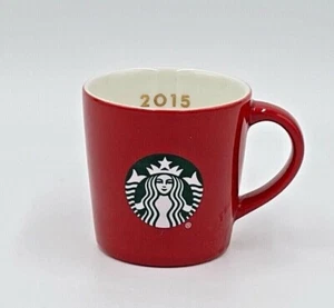 Starbucks 2015 Holiday Expresso Demitasse Mug 3 oz.  Excellent Condition - Picture 1 of 4