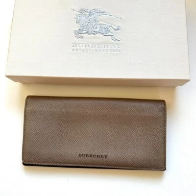 BURBERRY Authentic Leather Long Wallet beige - Image 1 of 4