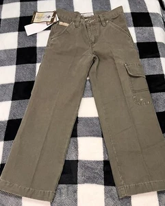 Columbia NWT Boys Army Green Cargo pants size 6 - Picture 1 of 10
