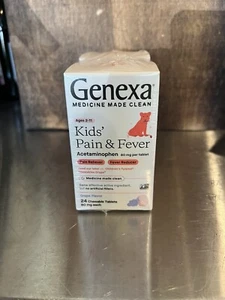 Free Shipping! 3 pack 24ct Genexa Children's 2-11 Acetaminophen Chewables Grape - Picture 1 of 4