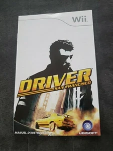 Driver San Francisco- Nintendo Wii - Manual Only - VG-NM Condition - French Vers - Foto 1 di 3