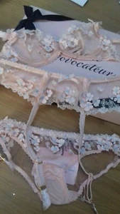 AGENTE PROVOCATORE ESAURITO BETHANIE PEACH 32A BRETELLE 2S & SLIP 1 XSMALL NUOVO CON ETICHETTE - Foto 1 di 5
