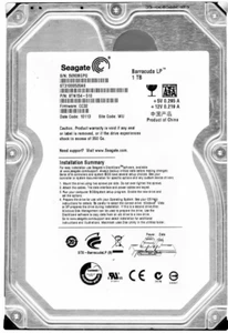 Disque Dur Seagate Barracuda LP 1TB ST31000520AS 5900T/min 32MB SATA II 3.5" - Photo 1/3