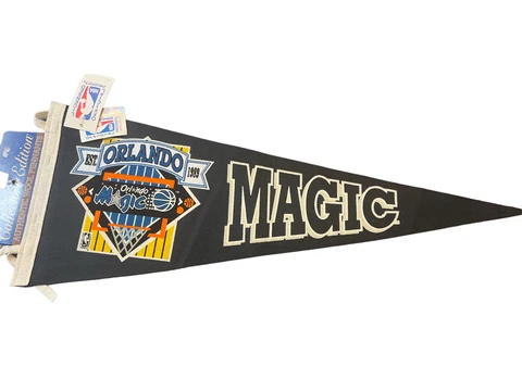 NBA Orlando Magic Est 1989 Wincraft Collectors Edition Wool Pennant Full Sz 30in Cover