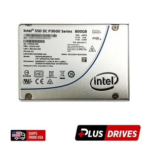 800GB NVMe SSDPE2ME800G4 Intel U.2 2.5 Enterprise Drive 430K IOPS PCIe 3.0 x4 - Photo 1/7