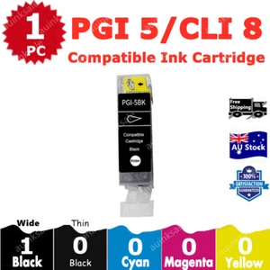 1X Compatible Ink PGI-5 BK Black For Canon MP 510 520 530 IP 3300 3500 IX4000 - Picture 1 of 2