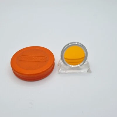 Ceneiplan 25 mm orange push on filter vintage genuine #012 - Image 1 of 3