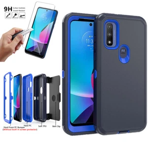 Per Motorola Moto G Play 2023 custodia armatura + vetro temperato + clip cintura adatta Otterbox - Foto 1 di 28