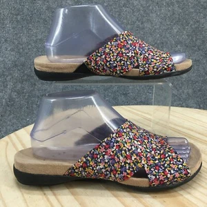Naturalizer Sandals Womens 8M Aislin Slide Multicolor Fabric Slip On Casual Low - Picture 1 of 14