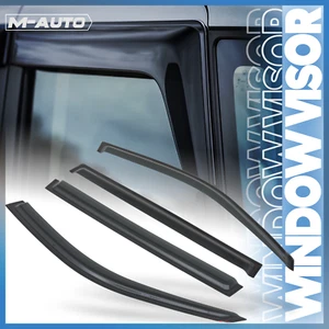 Tape-On Window Visor Shade Vent Rain Deflector Guard for 01-07 Toyota Highlander - Picture 1 of 6