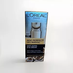 Loreal Age Perfect Cell Renewal Anti-Aging Eye Cream .5oz Dark Circles Puffiness - Picture 1 of 4