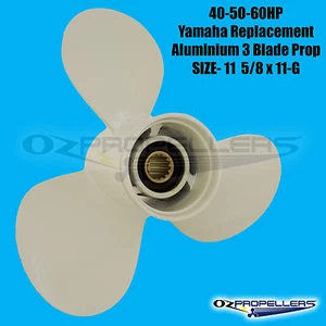 Ozpropeller 11 5/8 x 11 para Yamaha Prop Prop Propeller 40-50-60HP 3 Pala Aluminio - Imagen 1 de 2