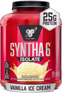 BSN SYNTHA-6 Isolate Protein Powder, Vanilla Ice Cream, 48 Servings - Picture 1 of 5