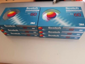 Scotch Cassette Tapes 3M Normal Position BX-60 EQ 120 60 Mins X 6 *New & Sealed* - Picture 1 of 5