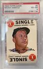 1968 Topps Game Mickey Mantle #2 PSA 4