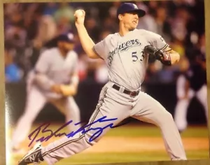 Brandon Kintzler Hand Signed 8x10 Photo Milwaukee Brewers - Picture 1 of 2