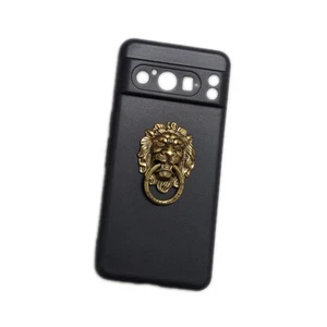 Cover For Google Pixel 8 Pro 3D Lion Head Finger Ring Stand Holder Soft TPU Case - Picture 1 of 4