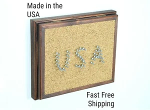 Concealment cork bulletin board, 2A 2nd amendment, home defense compartment CB - Picture 1 of 9