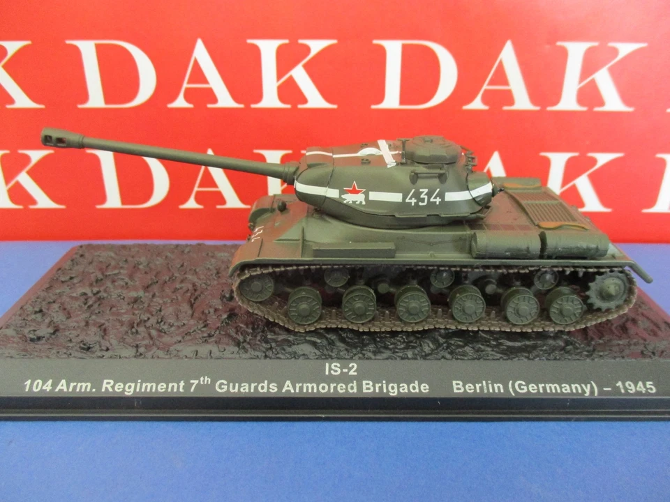 Die cast 1/72 Modellino Carro Armato IS-2 7th Guards Tank Brigade Berlin 1945 - Immagine 1 di 4