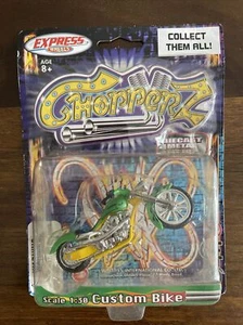 RARE New Express Wheels Custom Bikes Chopperz Chopper Toy Motorcycle - Picture 1 of 5