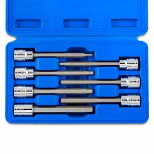 	Neiko 10076A 7-Piece Long Hex Bit Socket Set Metric 3mm-10mm S2 & Cr-V Steel	 - Picture 1 of 5