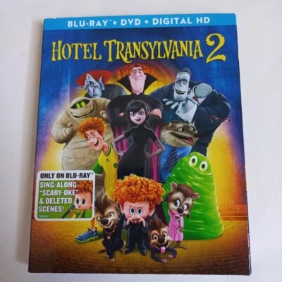 Hotel Transylvania 2 (Blu-ray, 2015) Animated Monster Comedy Blu ray Exclusives - Image 1 of 4