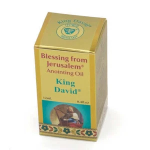 Aceite de unción de oro - Rey David - 12 ml / 0,4 oz de Holyland Jerusalem - Imagen 1 de 1