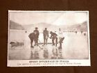 Lago Di Ganna Nel 1925 Una Partita Di Hockey Sul Ghiaccio - Varese