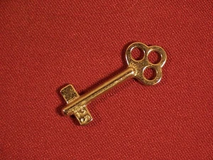 Chiave a punta scheletro vintage/antica serratura mobili porte cassetti lucchetto dal 21 - Foto 1 di 2