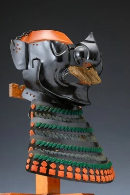 Nice Vintage Japanese Samurai Menpo -Wearable- Marutake Product Tsushima - Image 1 of 4