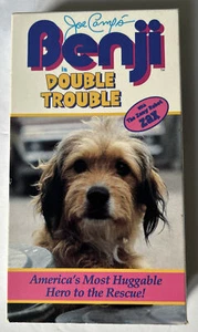 Joe Camp’s Benji in Double Trouble/Benji In Ghost Town (VHS) Used FAST SHIPPING - Picture 1 of 8