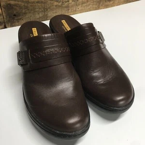 Clarks Delana bernsteinbraune Damen-Pantoletten Größe 6D - Bild 1 von 6