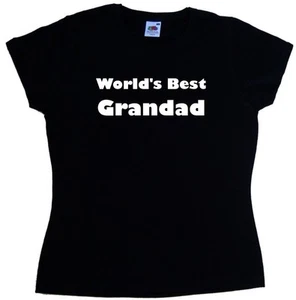 World's Best Grandad Ladies T-Shirt - Picture 1 of 1