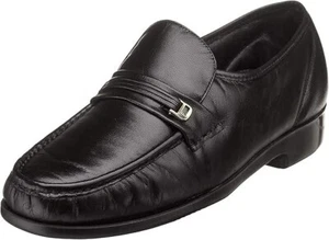 Hombres 8.5 3E Ancho Florsheim ComforTech Riva Negro Cuero Mocasines Zapatos 17088-01 - Imagen 1 de 6