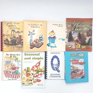 Missouri Cookbook Variety Lot Of 8 Midwestern Cooking Symphony of Cooking - Foto 1 di 24