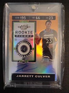 2019 Panini Contenders Optic Rookie oncard Autograph Jarrett Culver 13/25 - Bild 1 von 2
