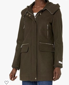 Calvin Klein Pea Coat Green Coats 