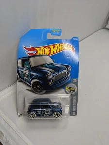 Hot Wheels Morris Mini Car#2/5 HW Snow stormers  Mini Cooper DTY28-D9B2G 137/365 - Picture 1 of 6