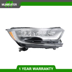 Faro delantero derecho pasajero LED lente transparente cromado para Honda CR-V 2017-2022 - Imagen 1 de 12