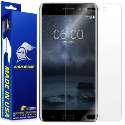 [Paquete de 2] Protector de pantalla de cobertura completa ArmorSuit MilitaryShield Nokia 6 Foto 1 de 4
