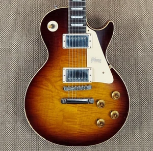 2018 Gibson Les Paul '59 Reissue - Beautiful Guitar!! - Killer Age and Checking! - Picture 1 of 14