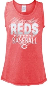 60% OFF-Girls 14/16-5th & Ocean Licensed Cincinnati Reds Tank Top-New w/Tags - Picture 1 of 3