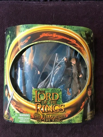 Lord of the Rings The Fellowship of the Ring Frodo and Samwise Gamgee -Toy Biz Cover