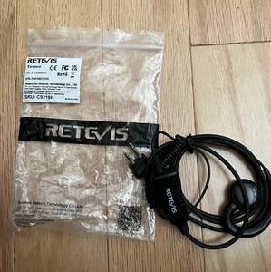 Retevis EEM004 MOTOROLA 2-Pin K Plug In-ear Bud Earpiece PTT for TH-D7 - Picture 1 of 1