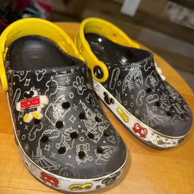 CROCS Sandals DISNEY X MICKEY MOUSE Children's Kids Size 10 - Image 1 of 4