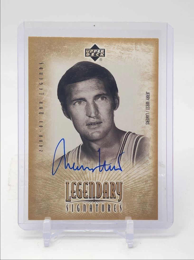 Upper Deck Jerry West Basketball Autographed Sports Trading Cards