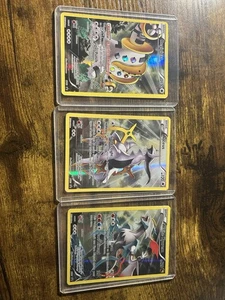 Pokemon White Kyurem, Regigigas, Arceus XY81, 82, 83 Promo Card Artwork Set NM - Picture 1 of 2