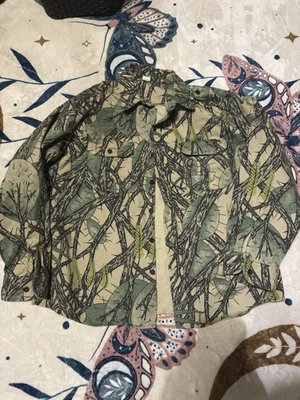 Camisa vintage con botones Cactuflage XL LEER bandera de cactus Foto 1 de 4