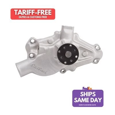 Edelbrock EDE88120 Mechanical Aluminum Water Pump fits Small Block Chevy  - Image 1 of 4
