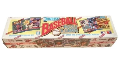 Juego sellado de fábrica de béisbol Donruss 1991 exclusivo distribuidor de hobby 784 tarjetas Foto 1 de 4